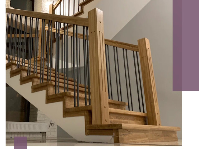 Реставрация деревянных и металлических лестниц в Биробиджане