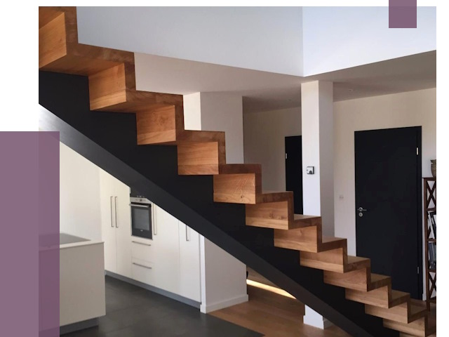 Изготовление деревянных лестниц в Биробиджане от 86173 руб. | ПРОЛЁТ-Брб