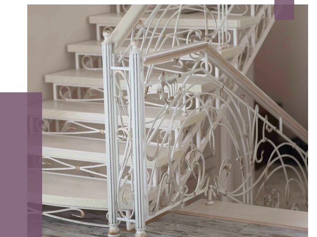 Изготовление кованых лестниц на заказ в Биробиджане от 86173 руб. | ПРОЛЁТ-Брб