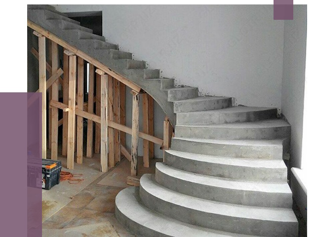 Изготовление бетонных лестниц под ключ в Биробиджане от 19769 руб. | ПРОЛЁТ-Брб