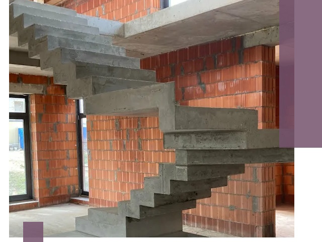 Изготовление бетонных лестниц под ключ в Биробиджане