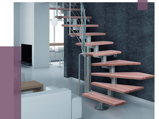 Модульные лестницы в Биробиджане от 16728 руб. — купить в ПРОЛЁТ-Брб