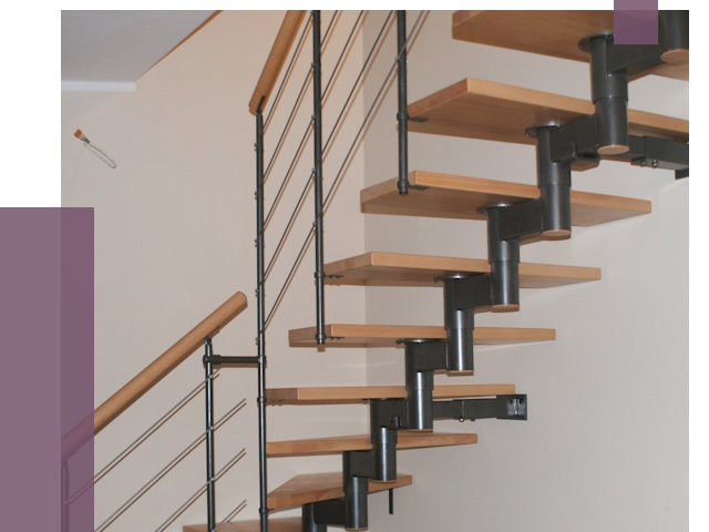 Изготовление модульных лестниц в Биробиджане от 11405 руб. 