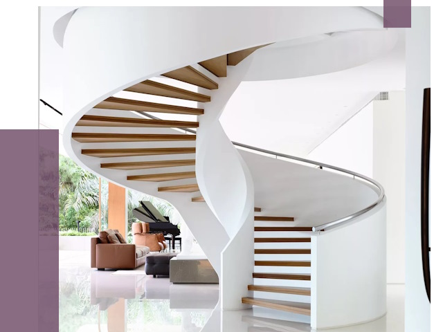 Винтовые лестницы в Биробиджане под ключ от 48156 руб. | ПРОЛЁТ-Брб