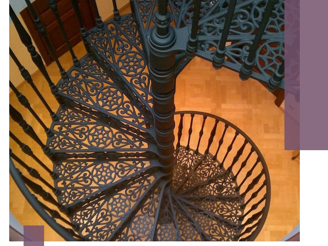 Винтовые лестницы под ключ в Биробиджане: производство и монтаж