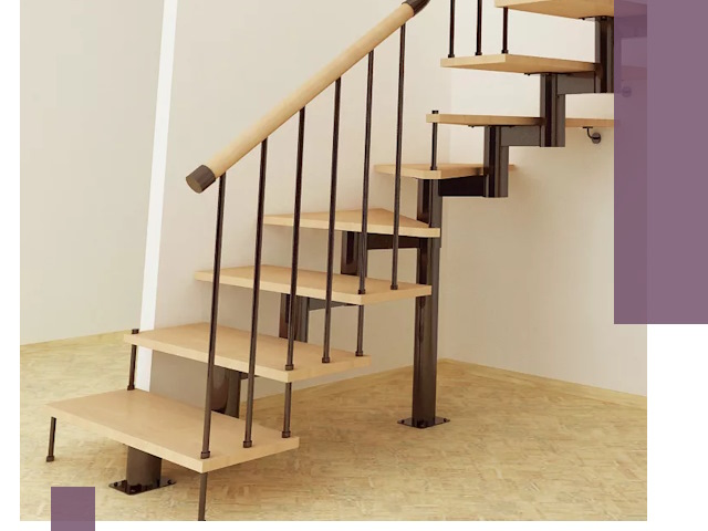 Монтаж лестниц на больцах в Биробиджане — быстро и надежно