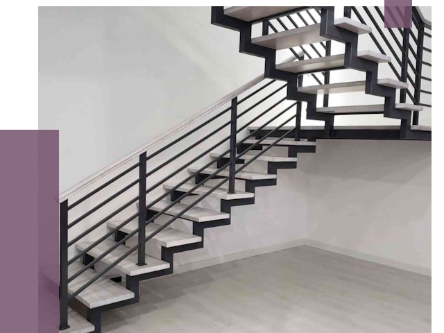 Лестницы на металлокаркасе под ключ в Биробиджане от 12673 руб. | ПРОЛЁТ-Брб