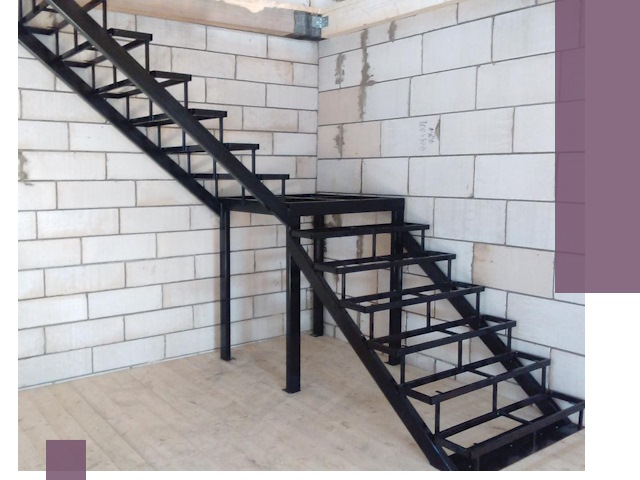 Лестницы на металлокаркасе под ключ в Биробиджане — изготовление и монтаж