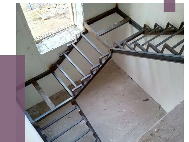 Монтаж лестниц на металлокаркасе в Биробиджане от 12673 руб. — ПРОЛЁТ-Брб