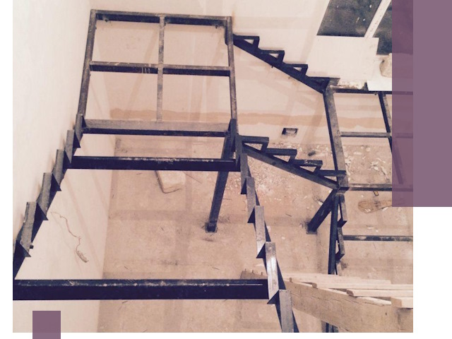 Монтаж лестниц на металлокаркасе в Биробиджане быстро и качественно