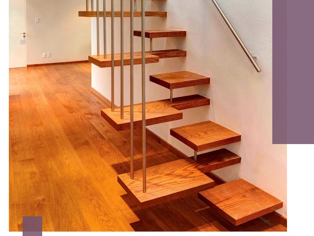 Лестницы «гусиный шаг» на заказ в Биробиджане для узких пространств