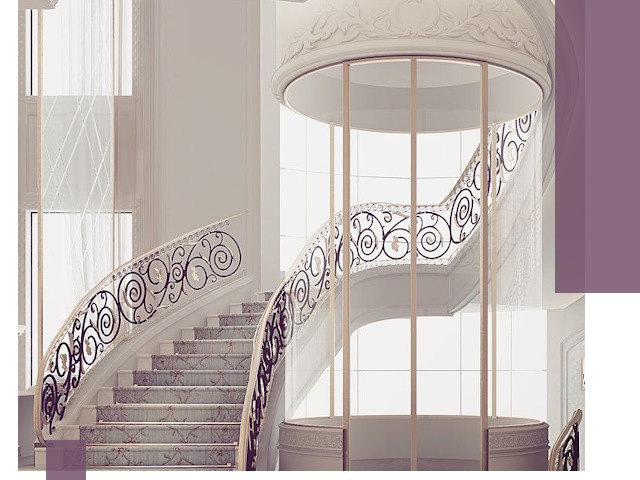 Элитные лестницы на заказ высокого класса в Биробиджане