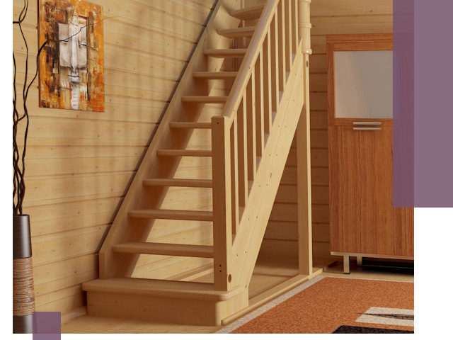 Лестницы эконом класса под ключ в Биробиджане — недорого и быстро