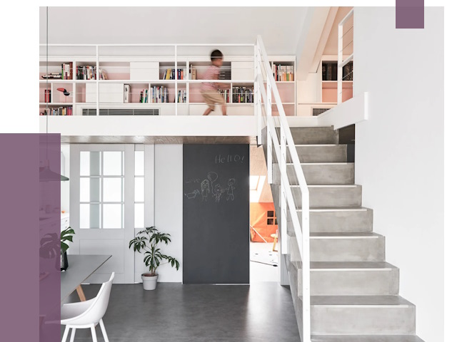 Лестницы для двухуровневой квартиры в Биробиджане от 174881 руб. | ПРОЛЁТ-Брб