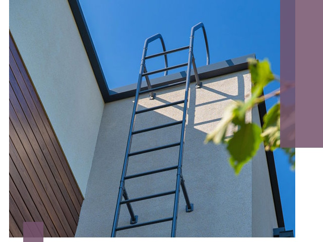 Лестницы на крышу в Биробиджане — изготовление, монтаж, демонтаж