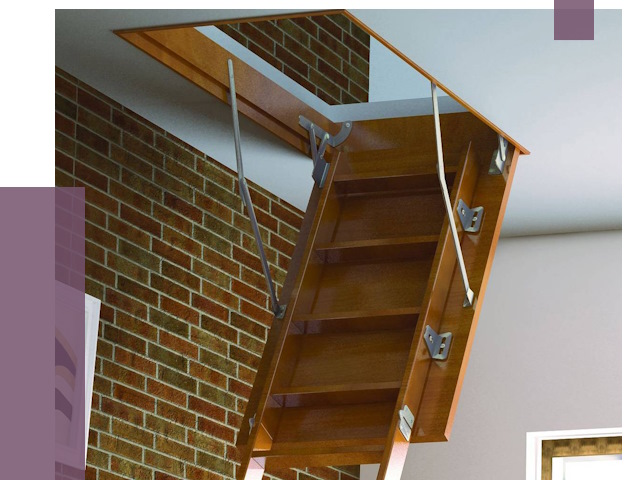 Установка чердачной лестницы в Биробиджане от 7756 руб. | ПРОЛЁТ-Брб