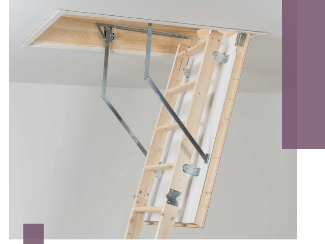 Установка чердачной лестницы под ключ в Биробиджане