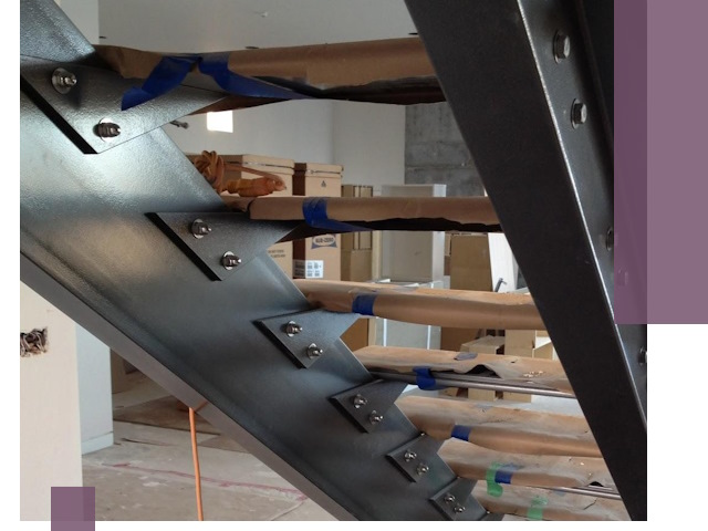 Усиление лестничных конструкций и усиление опор в Биробиджане