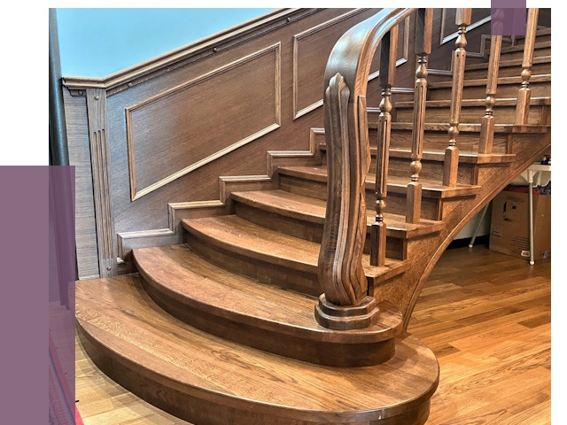 Дубовые лестницы под ключ в Биробиджане от 174881 руб. — ПРОЛЁТ-Брб