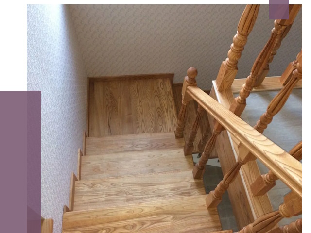 Сосновые лестницы в Биробиджане под ключ от 8009 руб.  | ПРОЛЁТ-Брб