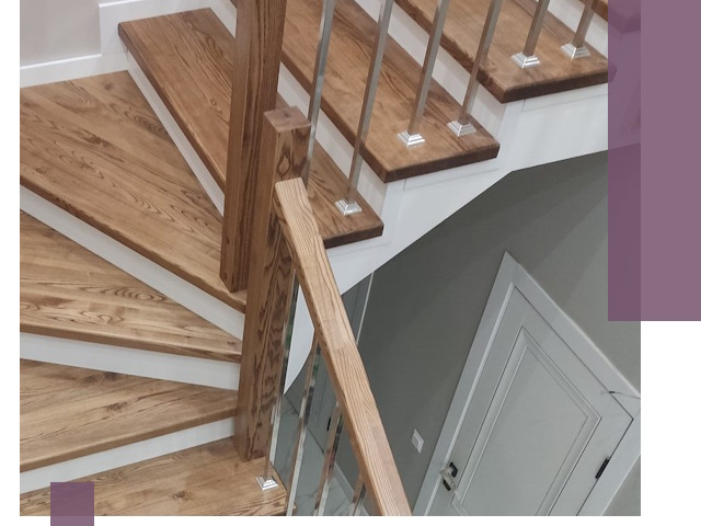 Обшивка металлических лестниц под ключ в Биробиджане