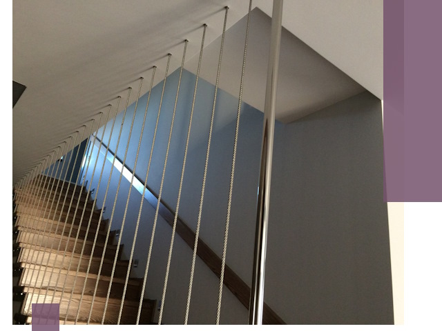 Тросовые перила под ключ в Биробиджане — производство и монтаж