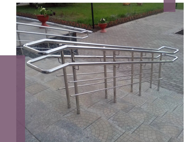 Перила для инвалидов в Биробиджане от 7522 руб. под ключ | ПРОЛЁТ-Брб