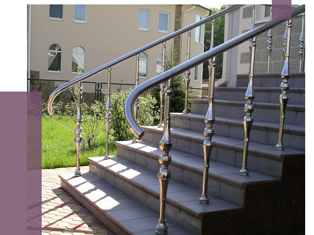 Перила для крыльца в Биробиджане от 10645 руб. — монтаж ПРОЛЁТ-Брб