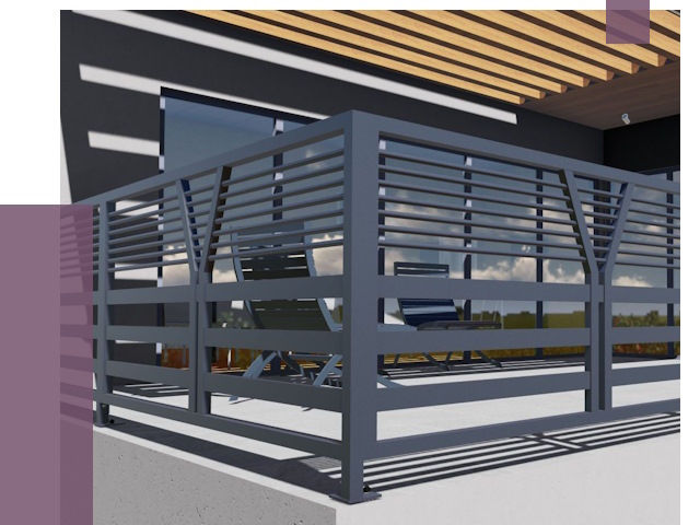 Изготовление балконных ограждений в Биробиджане от 10645 руб. | ПРОЛЁТ-Брб