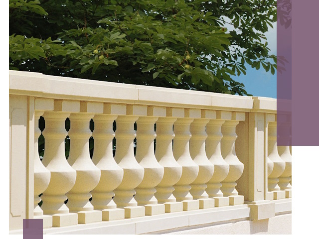 Установка балюстрады в Биробиджане: изготовление и монтаж под ключ