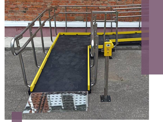 Изготовление наклонных пандусов для инвалидов в Биробиджане