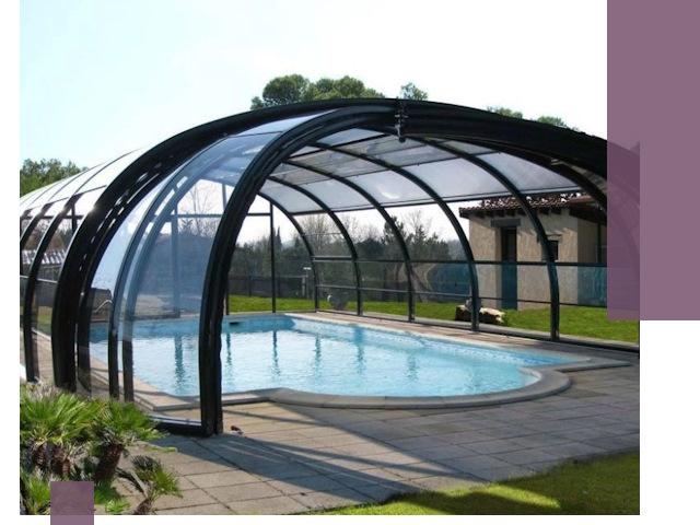 Навесы для бассейна в Биробиджане: изготовление и монтаж под ключ