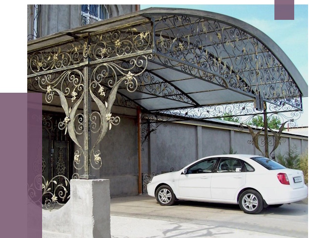 Кованые навесы в Биробиджане от 14447 руб. | ПРОЛЁТ-Брб