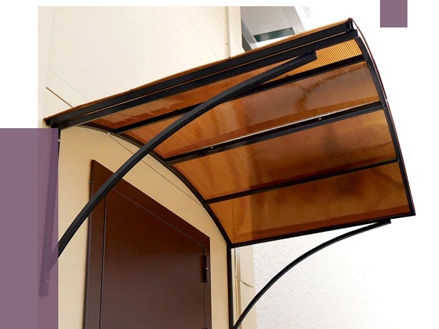 Недорогие козырьки в Биробиджане от 7522 руб.  | ПРОЛЁТ-Брб