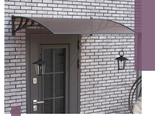 Недорогие козырьки и навесы под ключ в Биробиджане