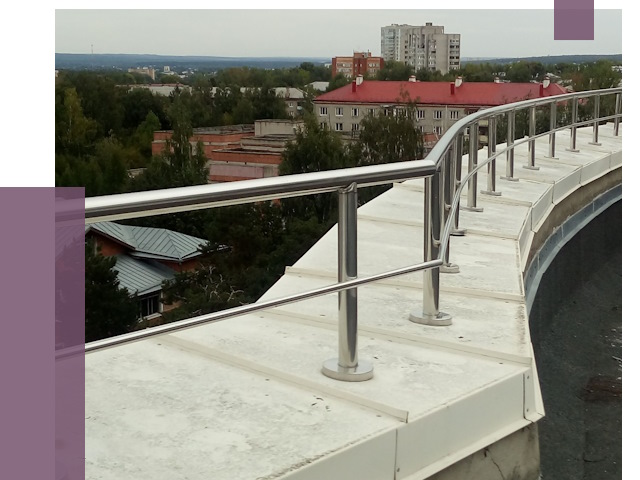 Парапеты и ограждения кровли в Биробиджане от 4917 руб. 