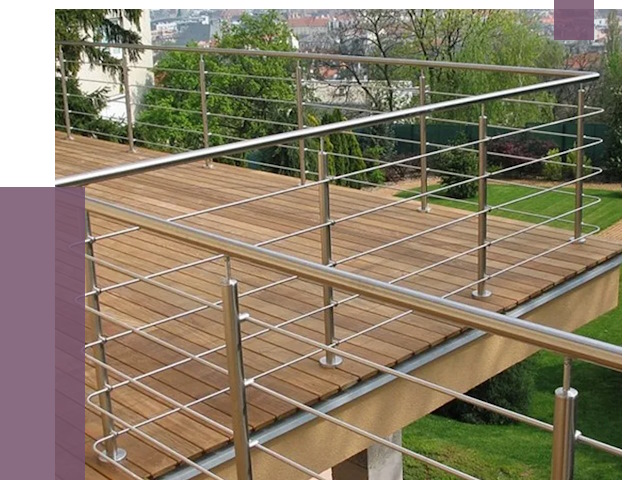 Алюминиевые парапеты в Биробиджане под ключ от 7705 руб. 