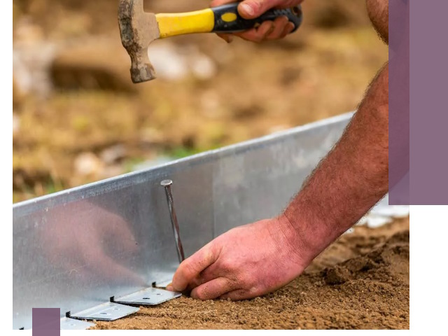 Монтаж металлических бордюров в Биробиджане быстро и качественно