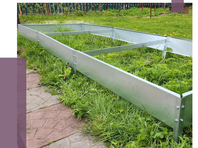 Металлические бордюры для грядок в Биробиджане от 1774 руб. 