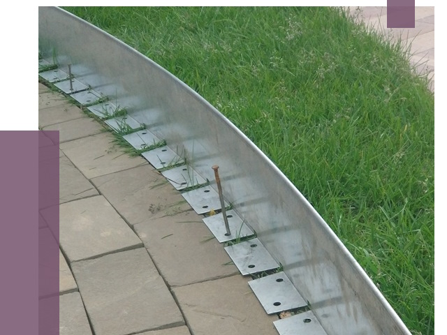 Металлические бордюры для тротуаров в Биробиджане от 8617 руб.