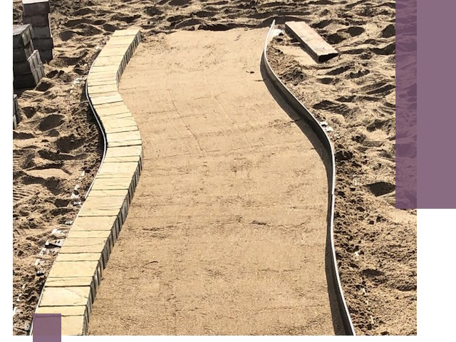 Металлические бордюры для тротуаров в Биробиджане — прочные и долговечные