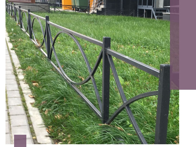 Газонные ограждения из металла в Биробиджане — монтаж и продажа