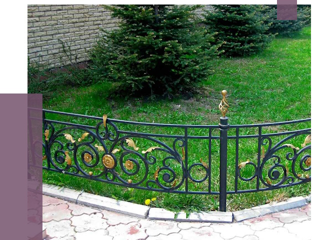 Кованые газонные ограждения в Биробиджане от 7553 руб. — ПРОЛЁТ-Брб