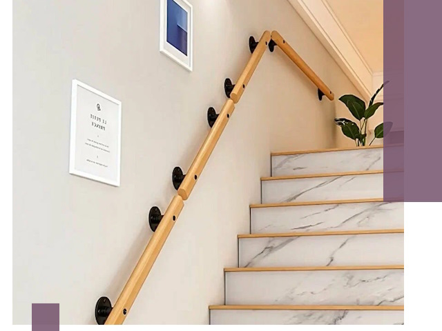 Поручни металлические и деревянные под ключ в Биробиджане