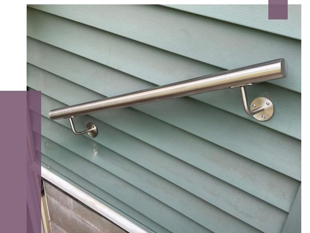 Поручни из нержавеющей стали в Биробиджане от 7604 руб.  | ПРОЛЁТ-Брб